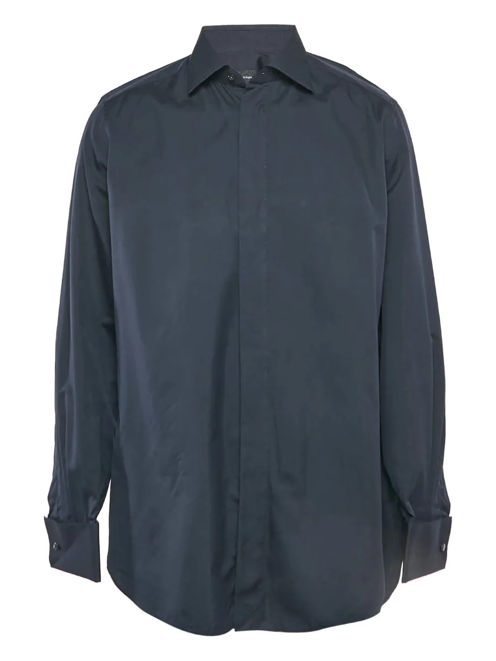 Ermenegildo Zegna Vintage 2024 cotton cuffs shirt | Blue | Image 1