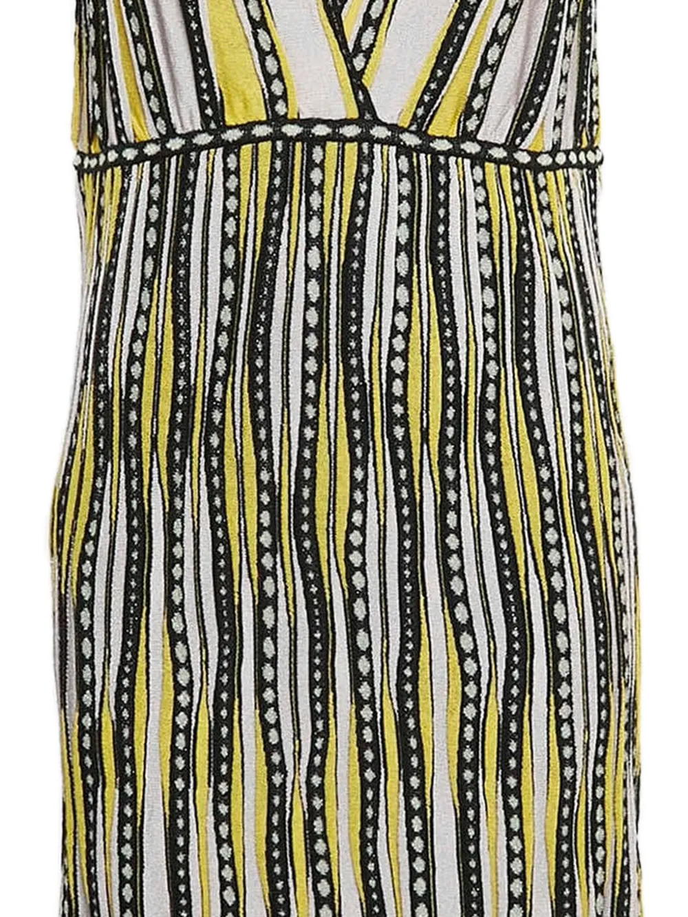 Missoni Pre-Owned Gestreepte midi-jurk - Geel