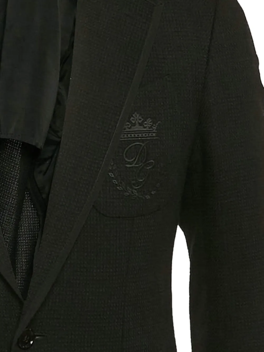 Dolce & Gabbana Pre-Owned 2024 embroidered-patch long-sleeves blazer | Image 2