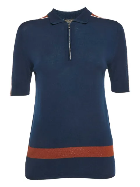 Loro Piana Pre-Owned 2024 zip-up polo shirt