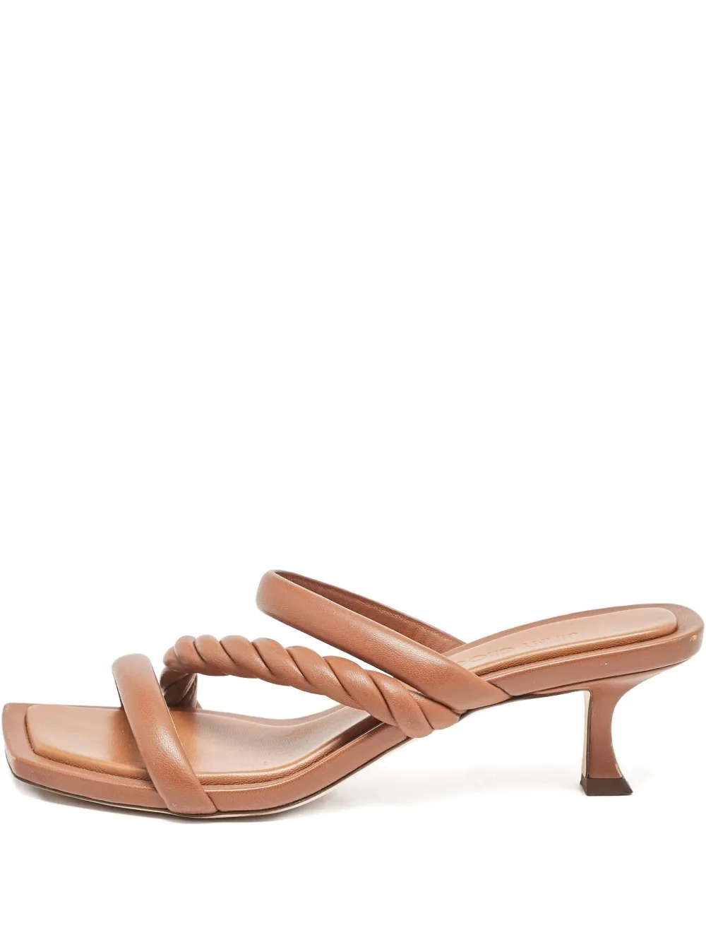 Jimmy Choo Pre-Owned Diosa twisted strap sandals | Brown | Image 1