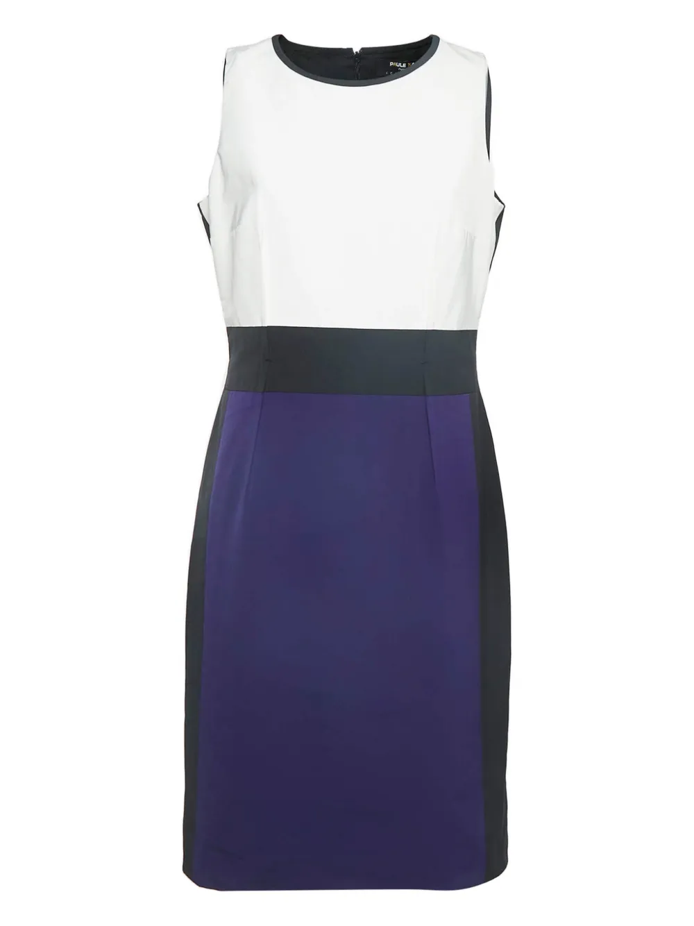 Paule Ka colour-block sleeveless dress | White | Image 1