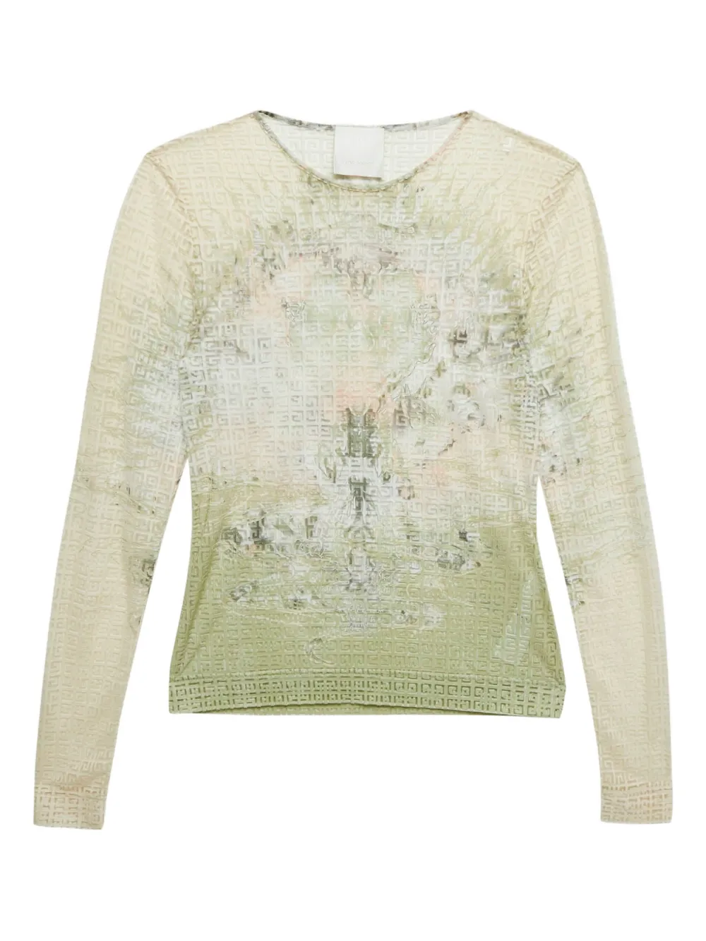Givenchy Pre-Owned jacquard monogram top | Neutrals | Image 1