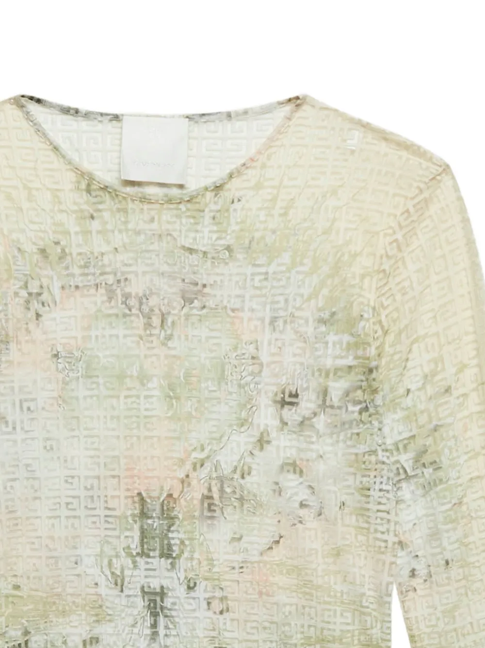 Givenchy Pre-Owned jacquard monogram top | Image 2