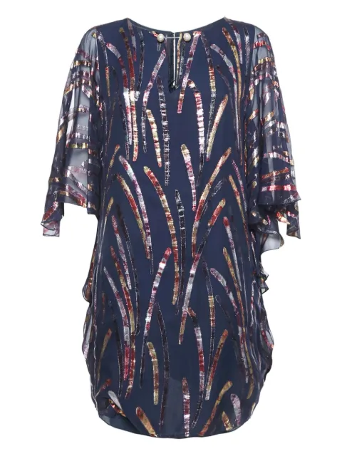 Ingie Paris bell-sleeve mini dress