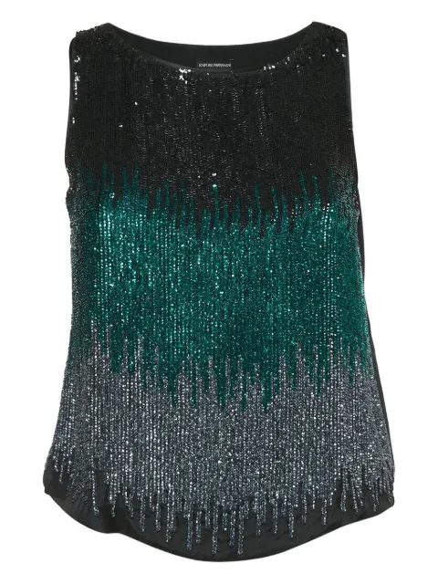 Emporio Armani Pre-Owned sequinned top 