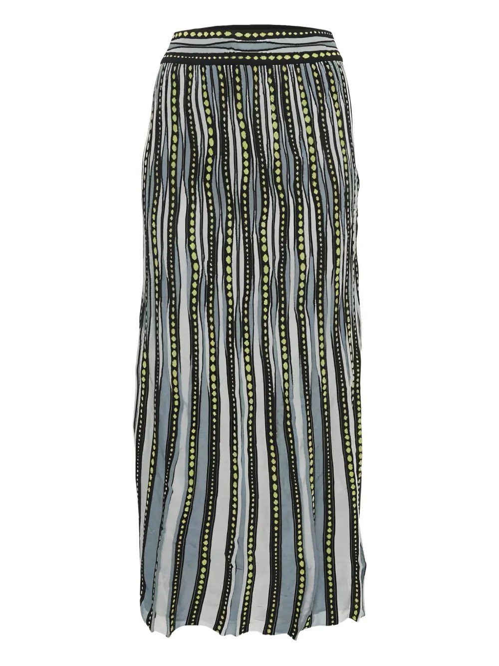 Missoni Pre-Owned تنورة مخططة بزينة لوركس | أزرق | Image 1