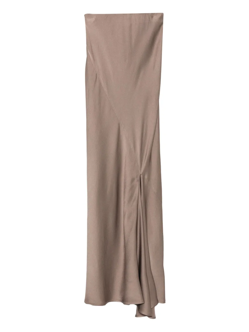Semicouture Asymmetrische rok - Bruin