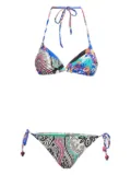 Etro Pre-Owned mix-pattern bikini - White