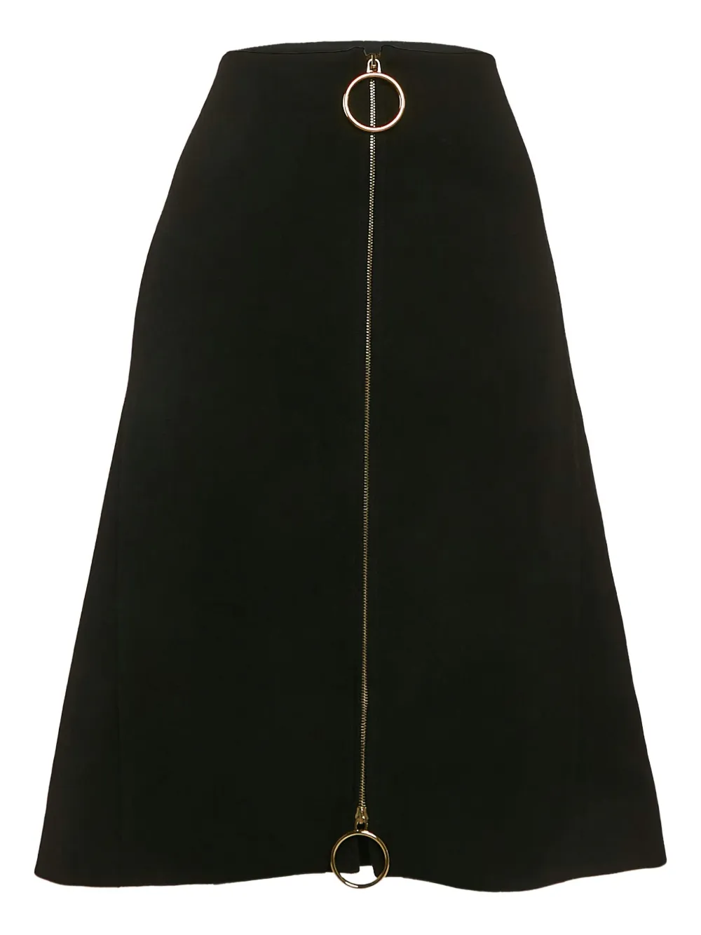 Celine Pre-Owned wool midi skirt | Black | Image 1