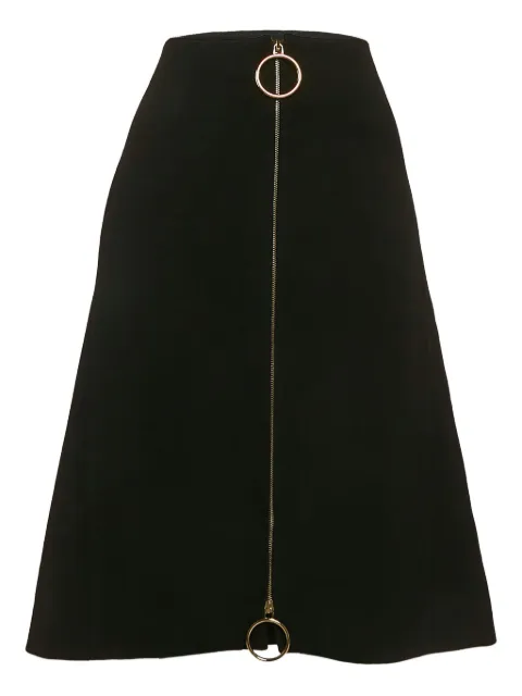 Celine Pre-Owned wool midi skirt