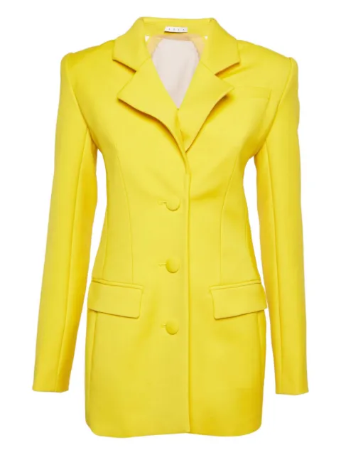 AREA crystal-detail blazer dress