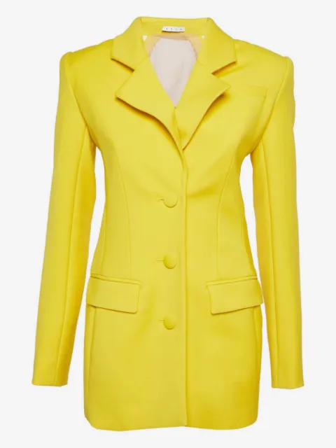 AREA crystal-detail blazer dress