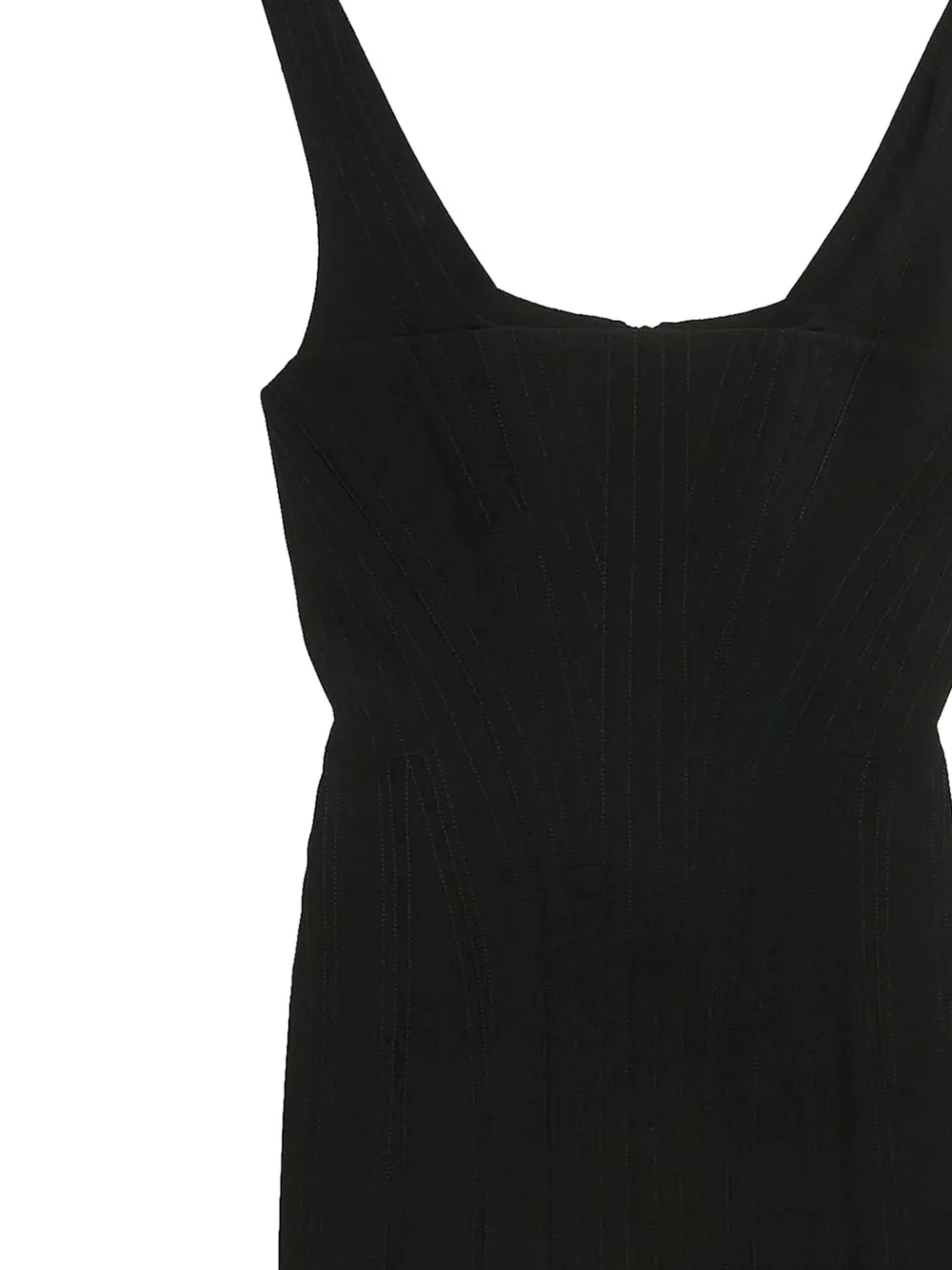 Balmain Pre-Owned Crêpe mini-jurk met body - Zwart