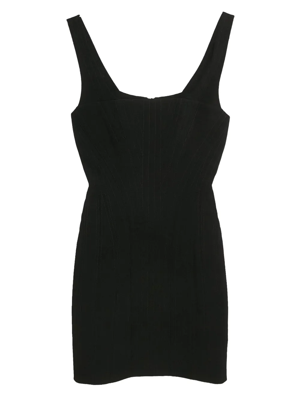 Balmain Pre-Owned crepe bodice mini dress | Black | Image 1