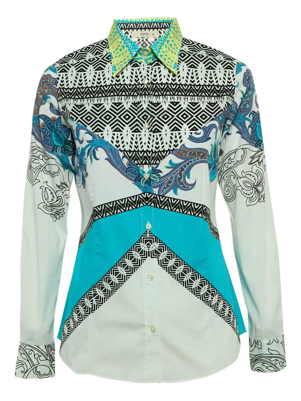 Etro Pre-Owned paisley-print shirt | White | Image 1