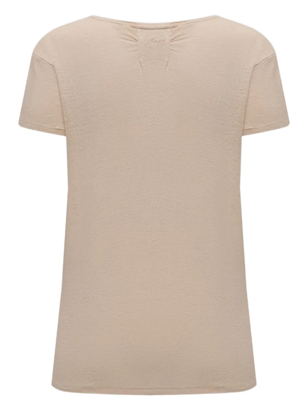 BOSS embroidered-detail linen top | Neutrals | Image 1