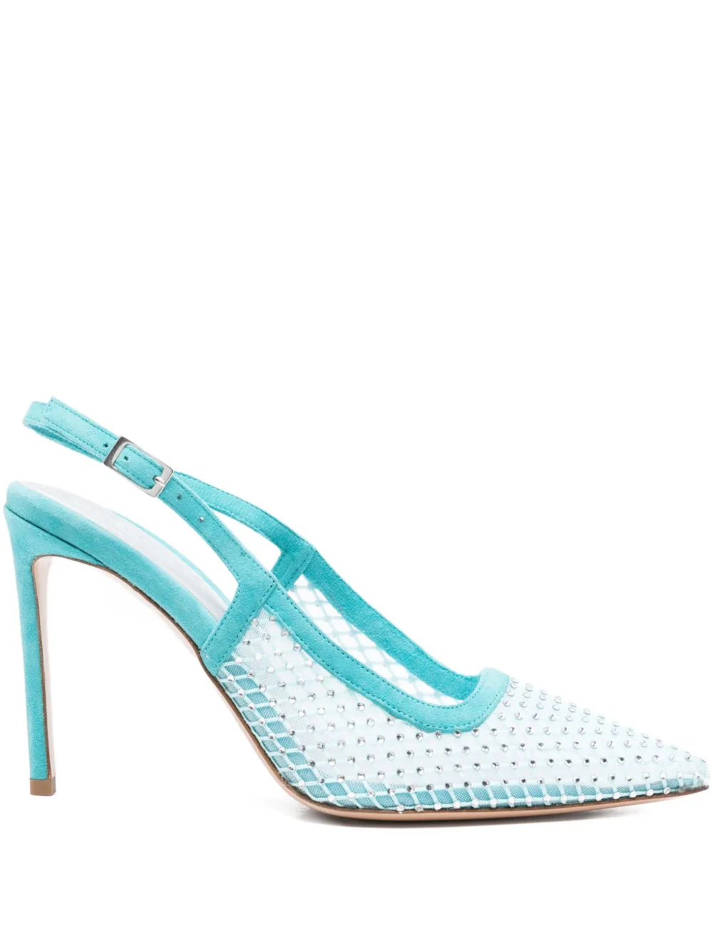 GINISSIMA 95mm Gilda pumps Blue