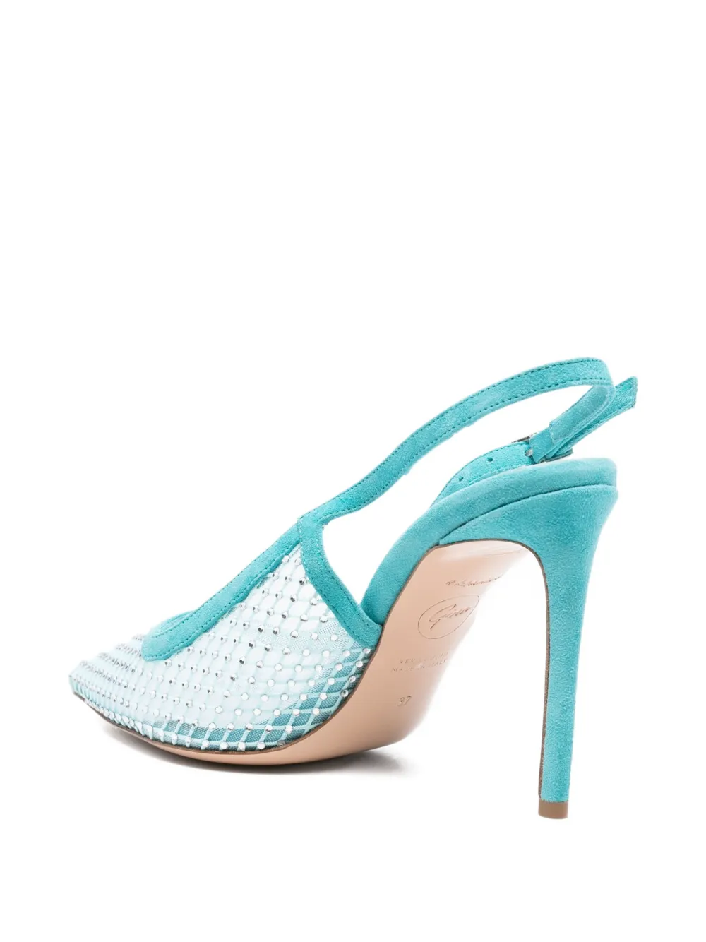 Ginissima 95mm Gilda Pumps In Blue