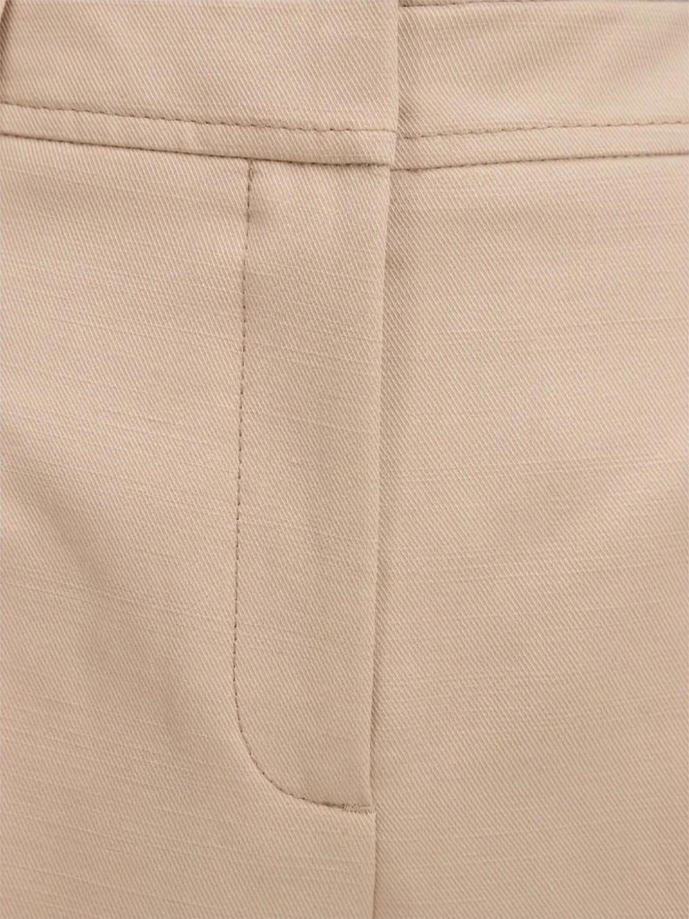BOSS Geplooide shorts Beige