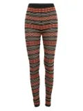 Missoni Pre-Owned 2024 patterned-jacquard leggings - Multicolour