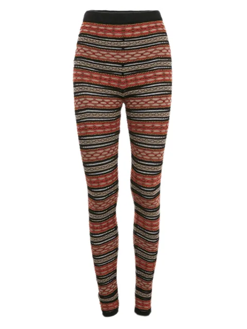 Missoni Pre-Owned 2024 patterned-jacquard leggings