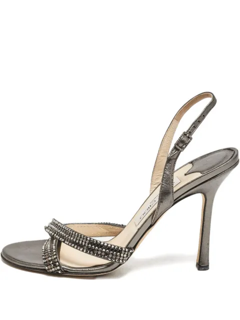Jimmy Choo Pre-Owned sandales pre-owned 110 mm à ornements en cristal
