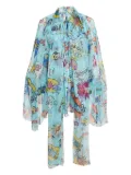 Dolce & Gabbana Pre-Owned 2024 silk blouse - Blue
