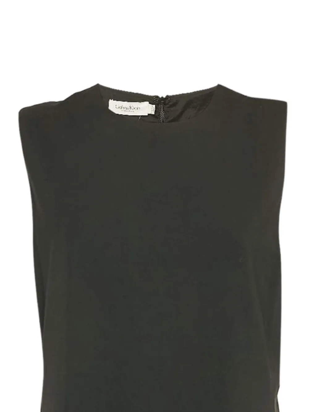 Calvin Klein Vintage Mouwloze jurk - Zwart