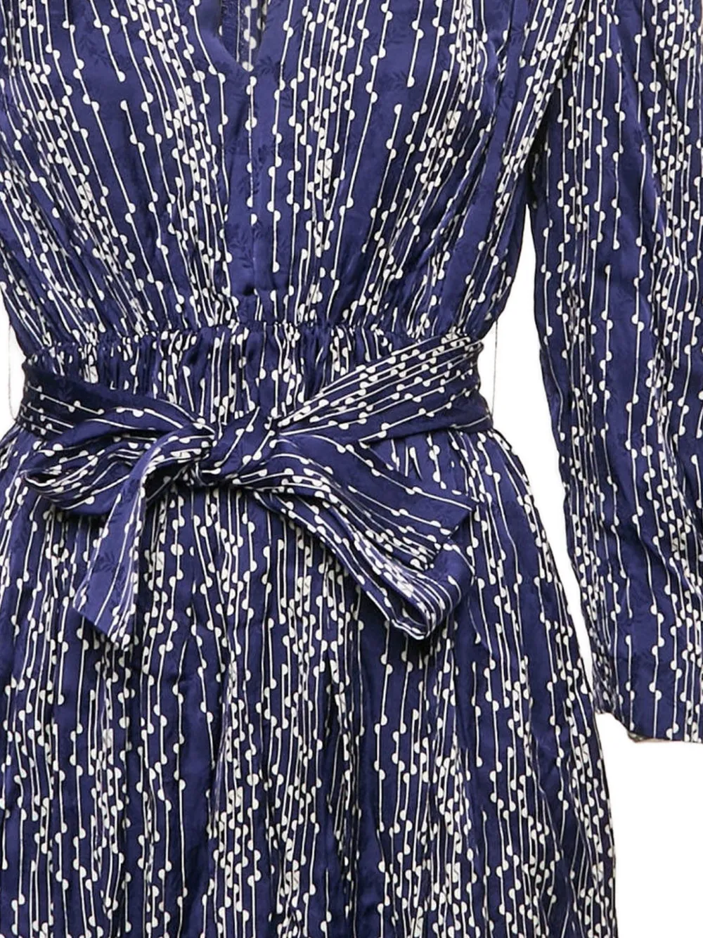 SANDRO Mini-jurk met V-hals - Blauw