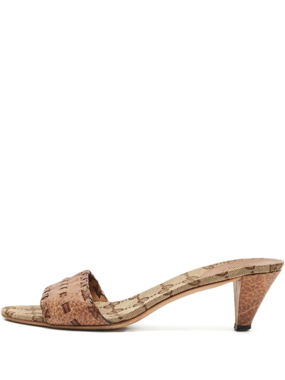 Gucci Pre-Owned Geflochtene Sandalen 60mm - Braun