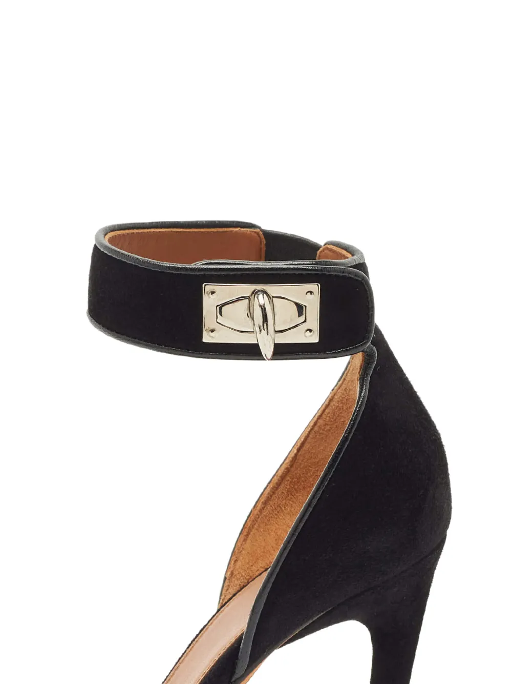 Givenchy Pre-Owned 130 mm Shark Lock sandalen - Zwart