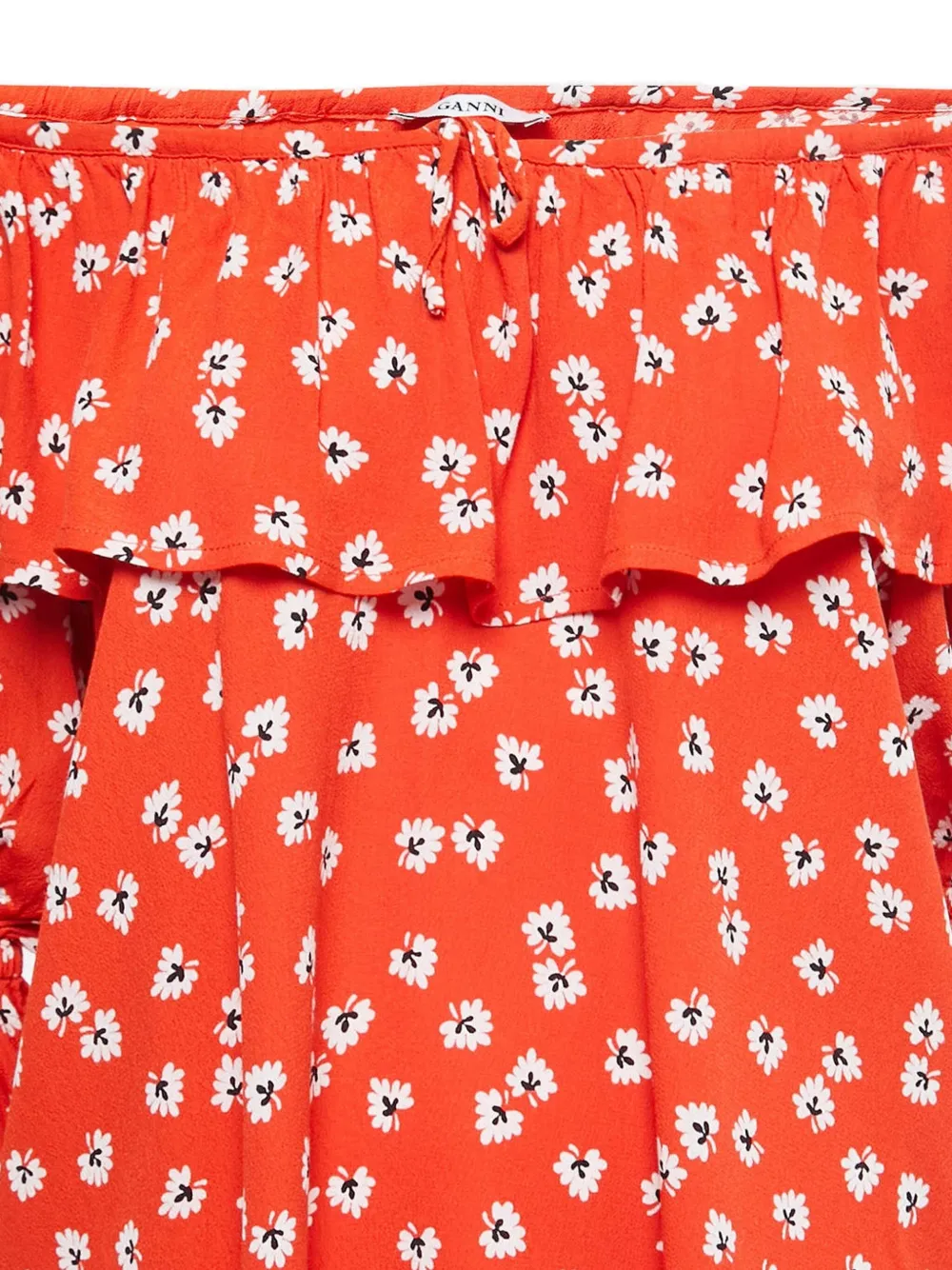 GANNI floral-print ruffle top | Image 2