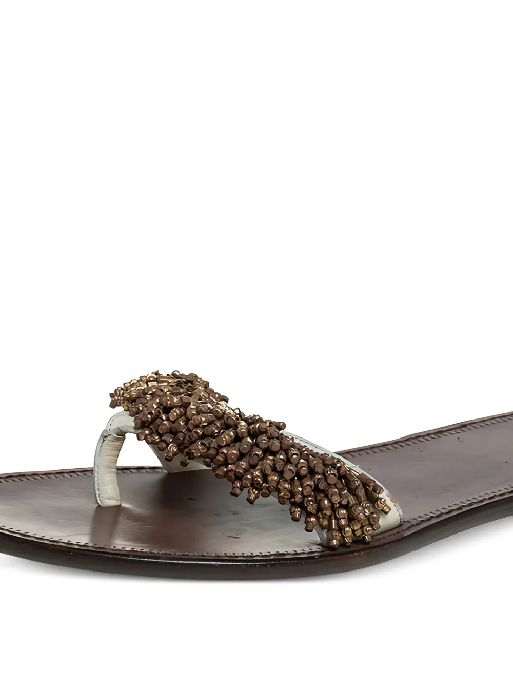 BOTTEGA VENETA Pre-owned 458969 Cream In Brown