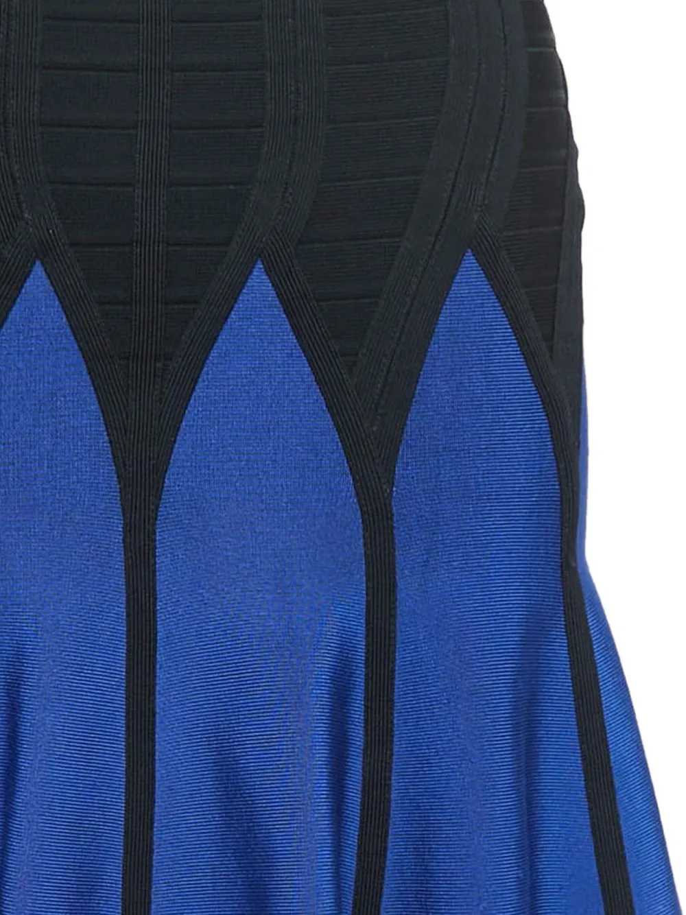 Hervé Léger Pre-Owned Flared mini-rok - Zwart
