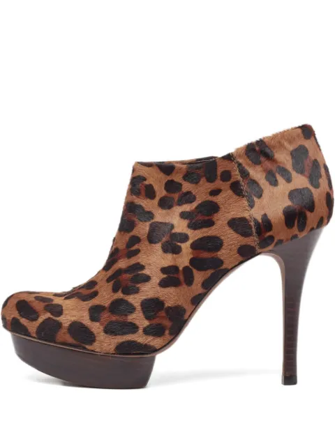 Tory Burch 110mm leopard-print platform boots