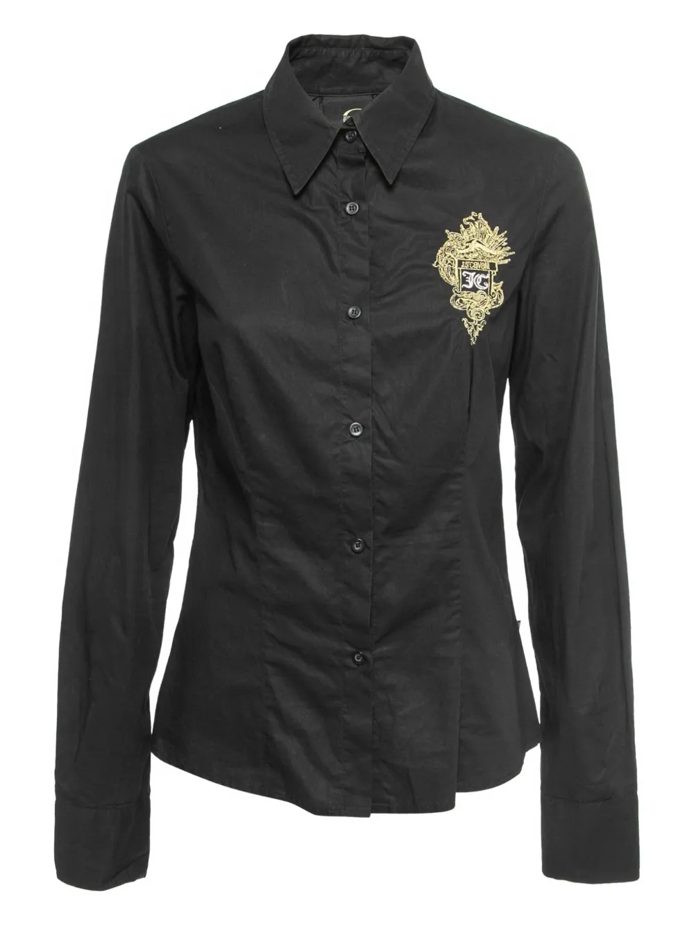 Just Cavalli Vintage エンブロイダリー シャツ - ブラック Just Cavalli Vintage エンブロイダリー シャツ - ブラック