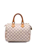 Louis Vuitton Pre-Owned 2011 Damier Azur Speedy 25 boston bag - White