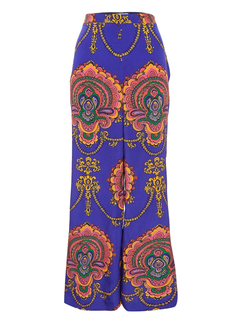 Gucci Pre-Owned Pantaloni con stampa paisley - Viola