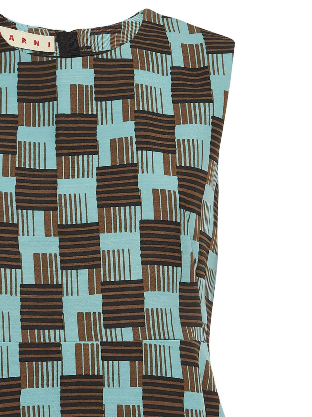 Marni Pre-Owned geometric-print sleeveless top | Image 2