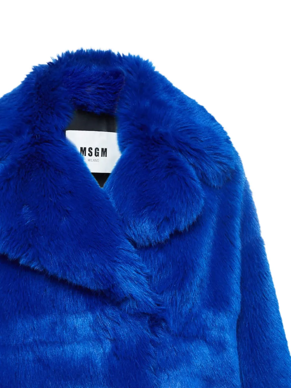 MSGM faux-fur long-sleeved jacket | Image 2