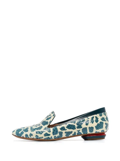 Nicholas Kirkwood python-leather loafers