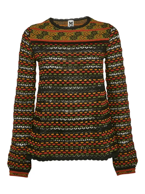 Missoni Pre-Owned インターシャセーター | ブラック | FARFETCH JP