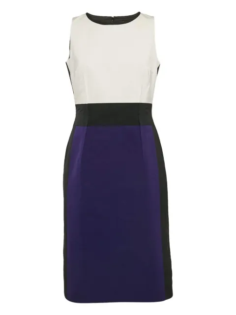 Paule Ka vestido sin mangas con diseño color block