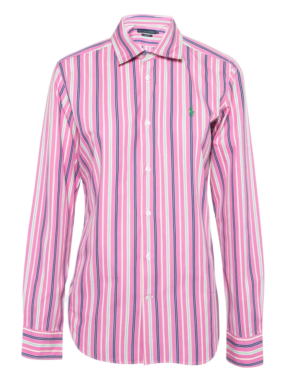 Polo Ralph Lauren Vintage stripe long-sleeve shirt | Pink | Image 1
