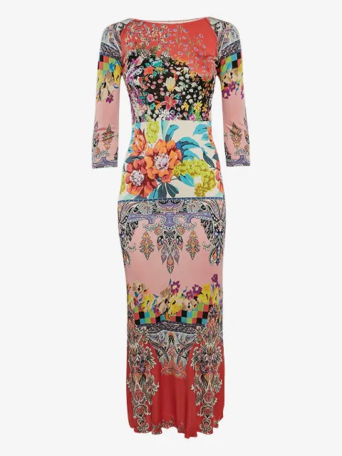 Etro Pre-Owned 2024 floral paisley jersey maxi dress