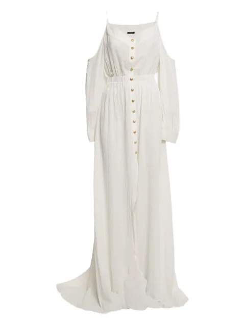 Balmain Pre-Owned button maxi dress
