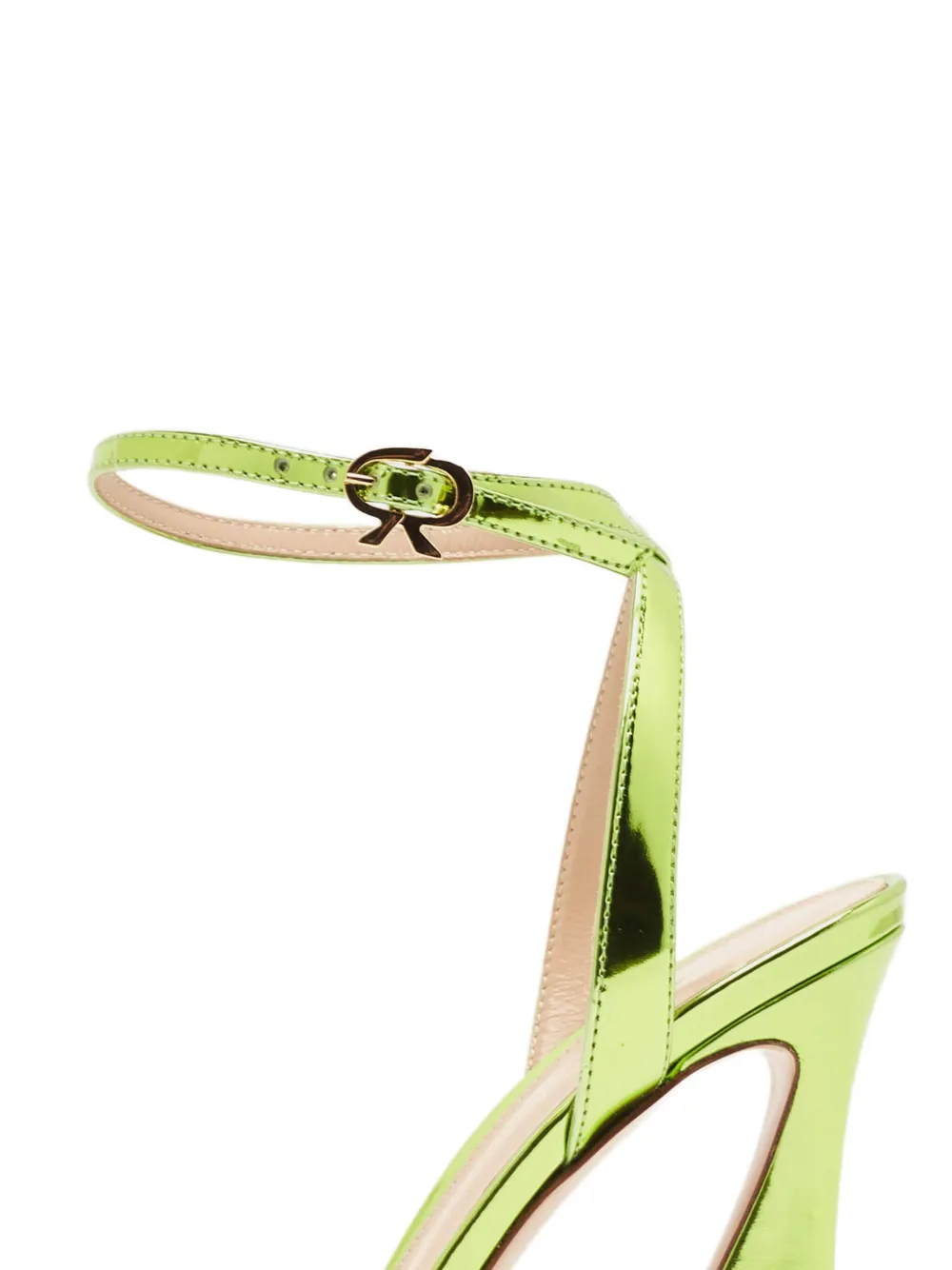 Gianvito Rossi 115 mm Aura lakleren sandalen - Groen