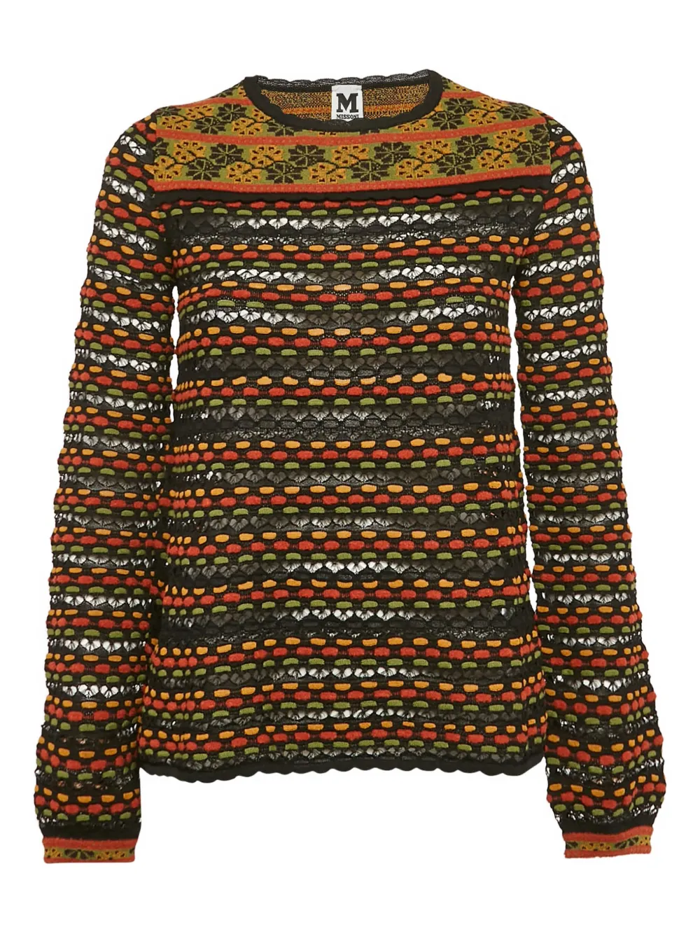 Missoni Pre-Owned 2023 pointelle-knit top | Black | Image 1