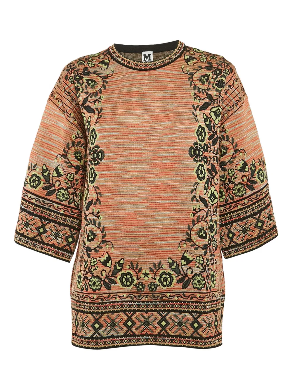 Missoni Pre-Owned floral-pattern top | Brown | Image 1
